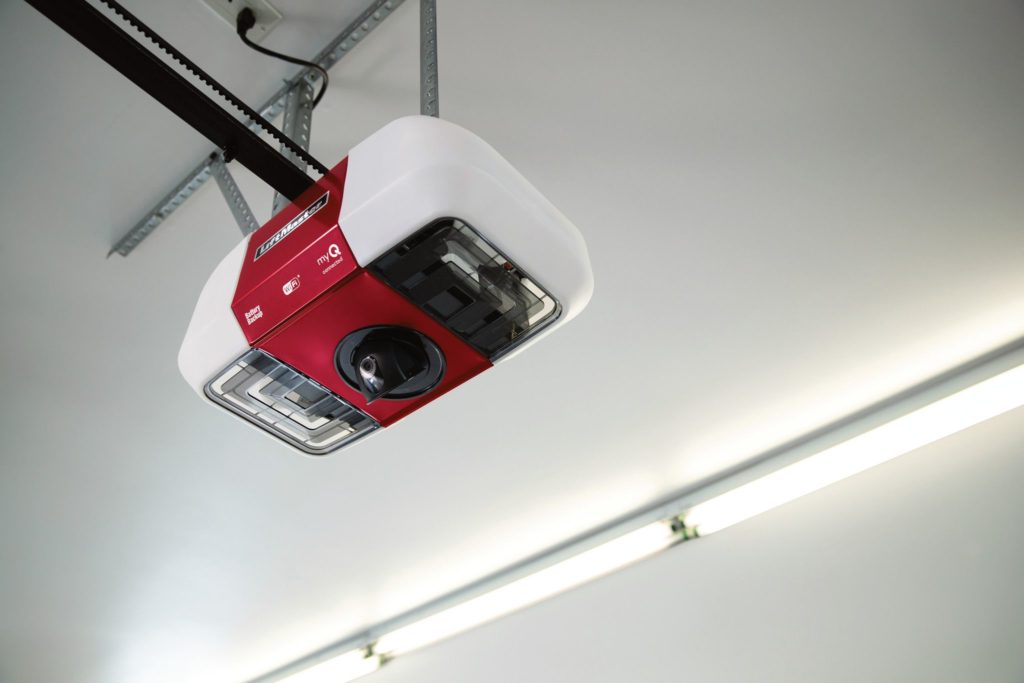 LiftMaster garage door opener installed by Flash Garage Door Service